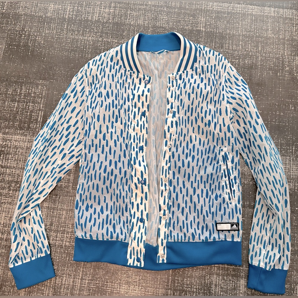 Adidas AY4006 AG Track  jacket Q4  White/ Blue S